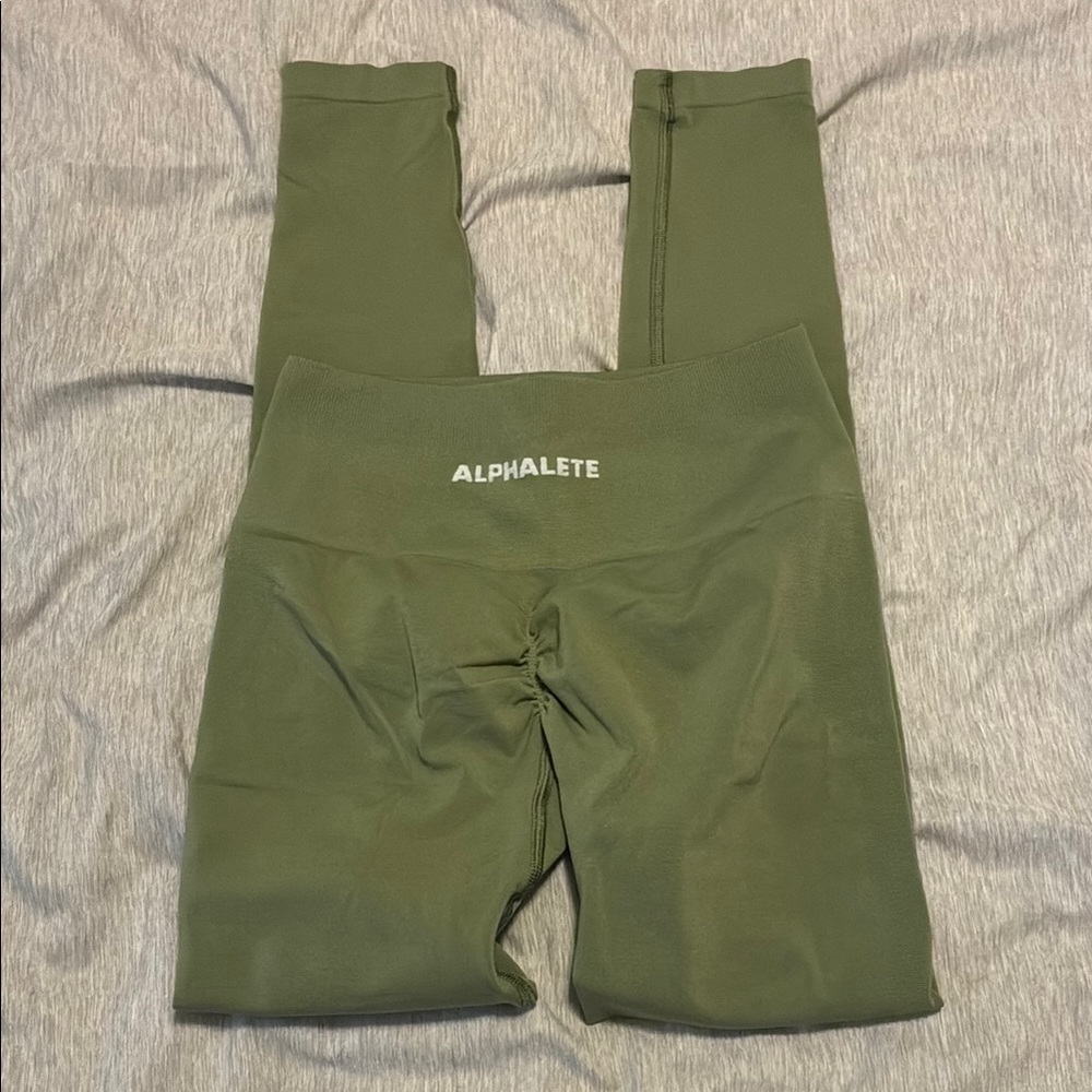 Alphalete Forest Green Active Leggings